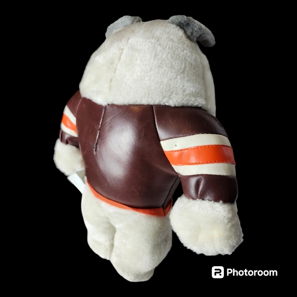 Cleveland Browns Vintage 1998 Bulldog Plush NFL Play Football - Picture 6 of 7